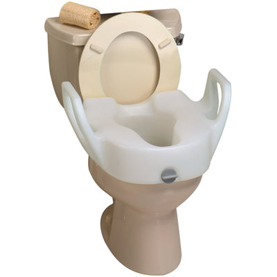 Lock-On Elevated Toilet Seat with Arms - 879826_EA - 1 Lock-On Elevated Toilet Seat with Arms - 879826_EA - 1