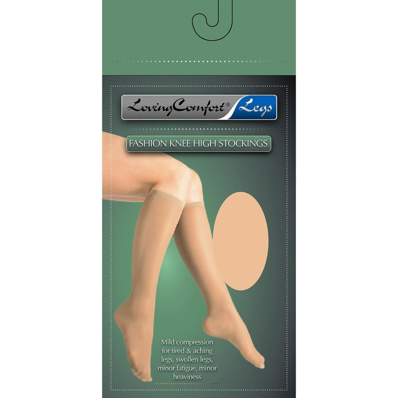 Loving Comfort Firm Compression Knee-High Stockings - 696898_PR - 1 Loving Comfort Firm Compression Knee-High Stockings - 696898_PR - 1