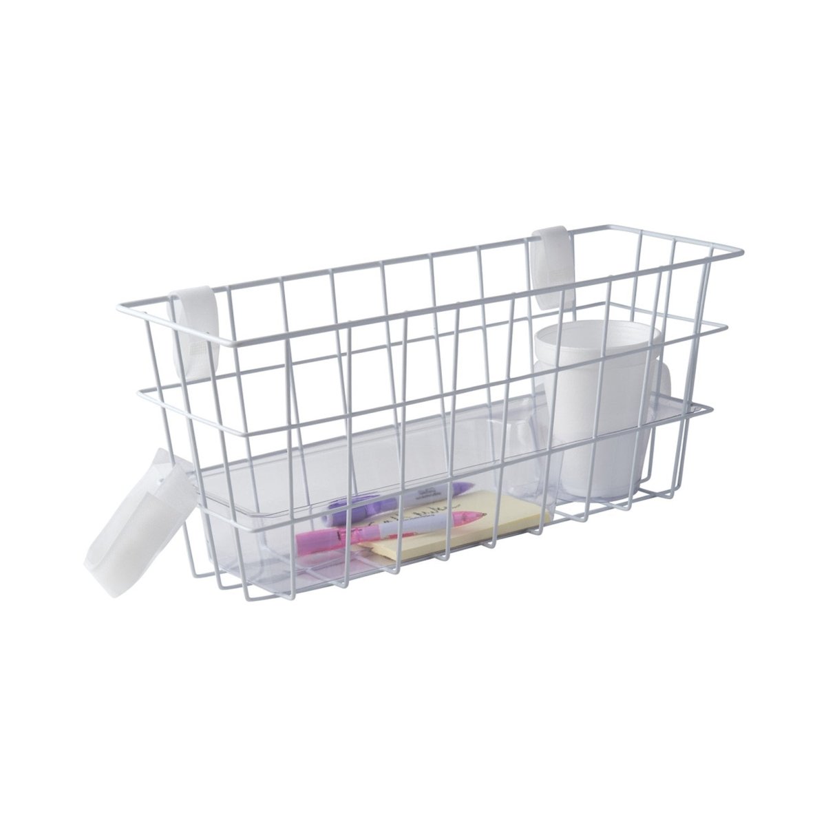 Mabis Walker Basket, For Use With Walkers, 16 in. L x 5.5 in. W x 7 in. H, Plastic - 1095354_EA - 1 Mabis Walker Basket, For Use With Walkers, 16 in. L x 5.5 in. W x 7 in. H, Plastic - 1095354_EA - 1