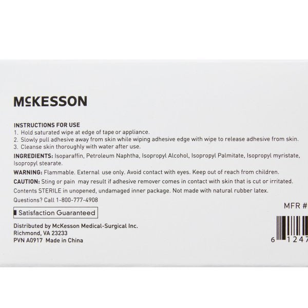 McKesson Adhesive Remover Wipes - 1088821_BX - 4 McKesson Adhesive Remover Wipes - 1088821_BX - 4