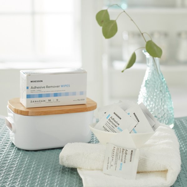 McKesson Adhesive Remover Wipes - 1088821_BX - 2 McKesson Adhesive Remover Wipes - 1088821_BX - 2