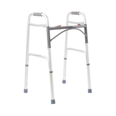 McKesson Adult Aluminum Folding Walker - 1088076_CS - 1 McKesson Adult Aluminum Folding Walker - 1088076_CS - 1