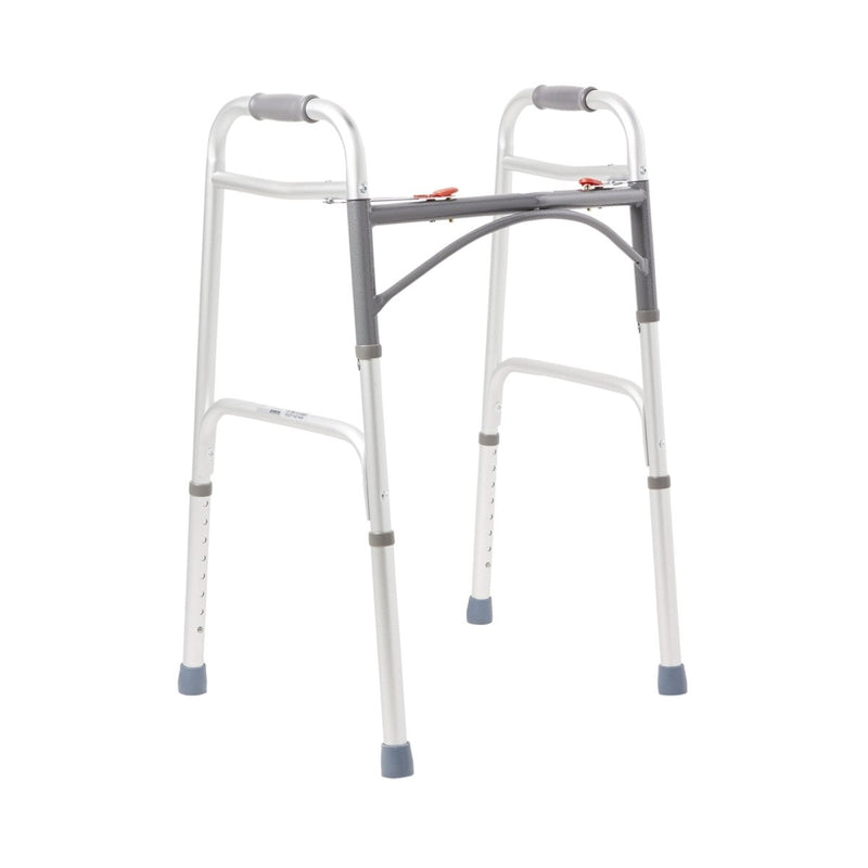 McKesson Adult Aluminum Folding Walker - 1088076_CS - 1 McKesson Adult Aluminum Folding Walker - 1088076_CS - 1