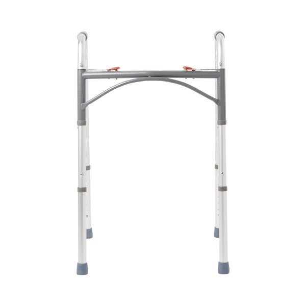 McKesson Adult Aluminum Folding Walker - 1088076_CS - 4 McKesson Adult Aluminum Folding Walker - 1088076_CS - 4