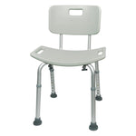 McKesson Aluminum Bath Bench, 15½ – 19½ Inch Height - 1065208_EA - 6 McKesson Aluminum Bath Bench, 15½ – 19½ Inch Height - 1065208_EA - 6