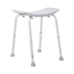 McKesson Aluminum Bath Bench Without Backrest, 15½ – 19½ Inch, Gray - 1065209_EA - 2 McKesson Aluminum Bath Bench Without Backrest, 15½ – 19½ Inch, Gray - 1065209_EA - 2
