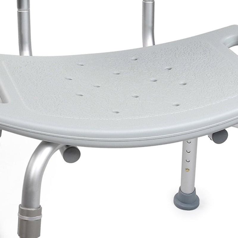 McKesson Aluminum Bath Transfer Bench with Removable Back - 1128905_EA - 4 McKesson Aluminum Bath Transfer Bench with Removable Back - 1128905_EA - 4