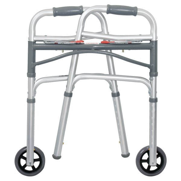 McKesson Aluminum Folding Walker, 25 – 32¼ Inch Height - 1088077_CS - 1 McKesson Aluminum Folding Walker, 25 – 32¼ Inch Height - 1088077_CS - 2