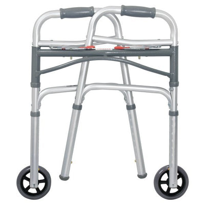 McKesson Aluminum Folding Walker, 25 – 32¼ Inch Height - 1088077_CS - 2 McKesson Aluminum Folding Walker, 25 – 32¼ Inch Height - 1088077_CS - 2