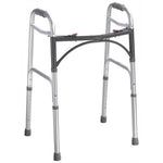 McKesson Aluminum Folding Walker, 32 – 39 Inch Height - 1128907_EA - 1 McKesson Aluminum Folding Walker, 32 – 39 Inch Height - 1128907_EA - 1