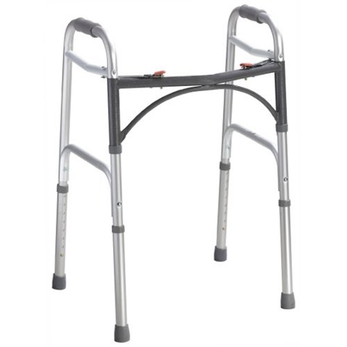 McKesson Aluminum Folding Walker, 32 – 39 Inch Height - 1128907_EA - 1 McKesson Aluminum Folding Walker, 32 – 39 Inch Height - 1128907_EA - 1