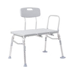 McKesson Aluminum Transfer Bench with Reversible Back - 1065210_EA - 2 McKesson Aluminum Transfer Bench with Reversible Back - 1065210_EA - 2