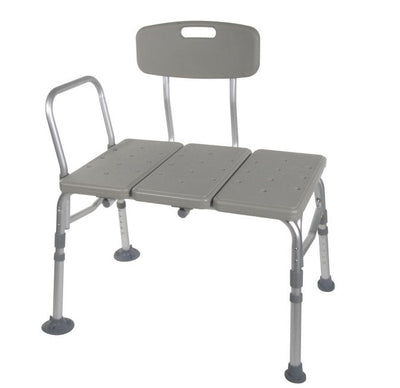 McKesson Aluminum Transfer Bench with Reversible Back - 1128904_EA - 8 McKesson Aluminum Transfer Bench with Reversible Back - 1128904_EA - 8