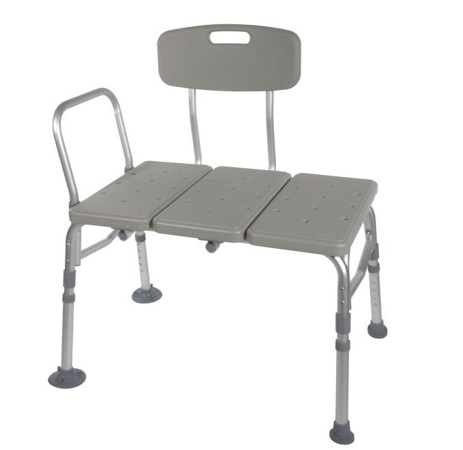 McKesson Aluminum Transfer Bench with Reversible Back - 1128904_EA - 8 McKesson Aluminum Transfer Bench with Reversible Back - 1128904_EA - 8