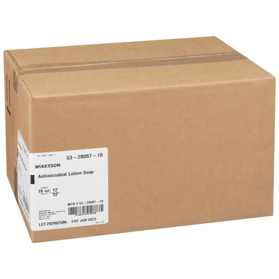 McKesson Antimicrobial Lotion Soap, Herbal Scent, 0.95% Strength - 937908_CS - 7 McKesson Antimicrobial Lotion Soap, Herbal Scent, 0.95% Strength - 937908_CS - 7