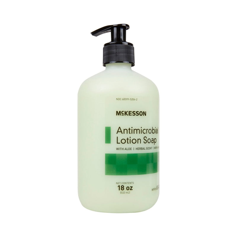 McKesson Antimicrobial Lotion Soap, Herbal Scent, 0.95% Strength - 937908_EA - 4 McKesson Antimicrobial Lotion Soap, Herbal Scent, 0.95% Strength - 937908_EA - 4