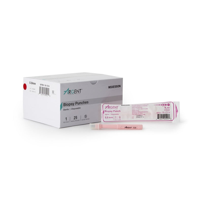 Mckesson Argent Disposable Biopsy Punches - 1175176_BX - 5 Mckesson Argent Disposable Biopsy Punches - 1175176_BX - 5