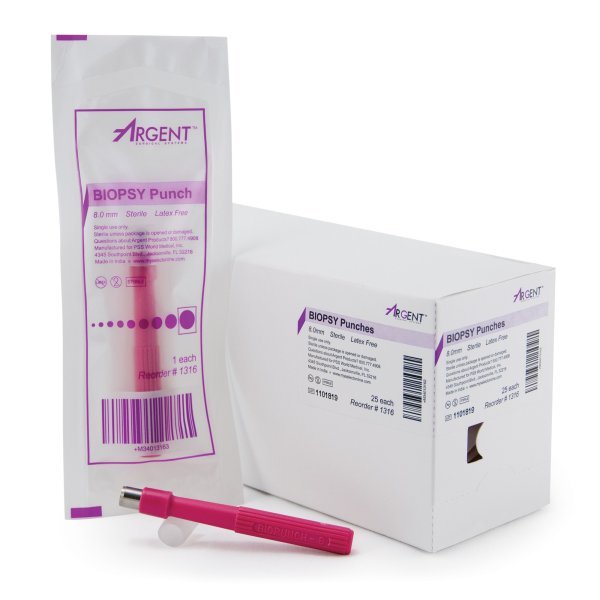 Mckesson Argent Disposable Biopsy Punches - 1175178_BX - 15 Mckesson Argent Disposable Biopsy Punches - 1175178_BX - 15