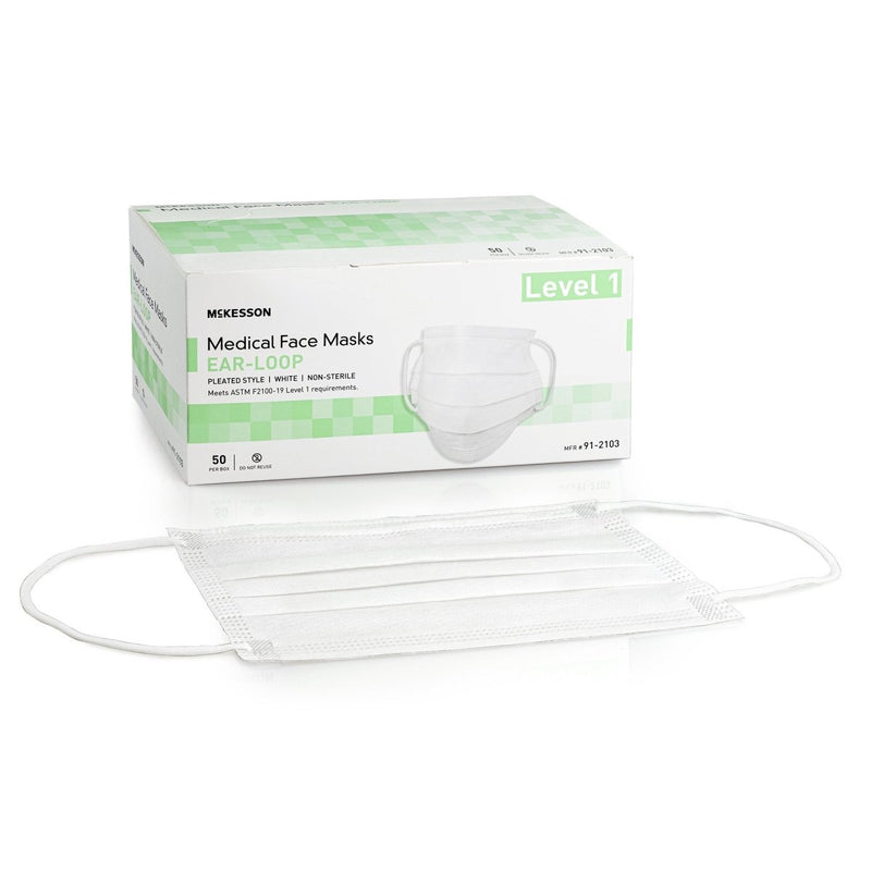Mckesson Astm Level 1 Medical Face Masks - 1196786_BX - 1 Mckesson Astm Level 1 Medical Face Masks - 1196786_BX - 1