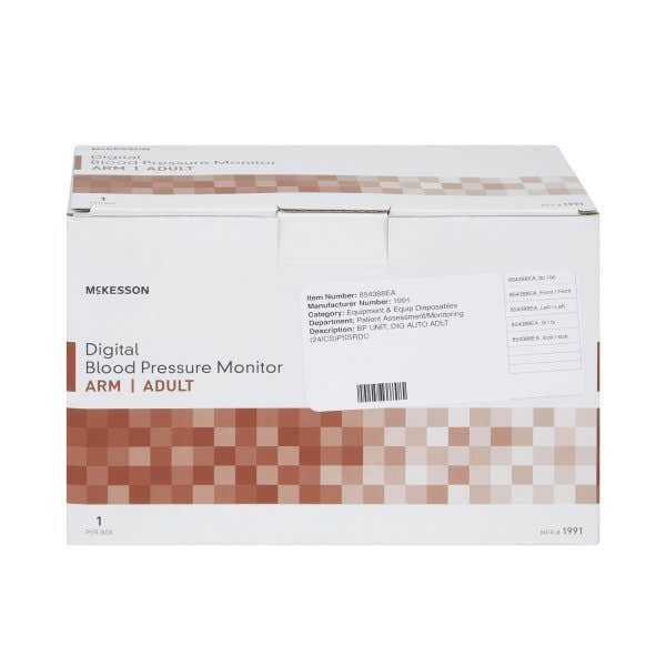 McKesson Automatic Digital Blood Pressure Monitor - 854388_EA - 1 McKesson Automatic Digital Blood Pressure Monitor - 854388_EA - 2