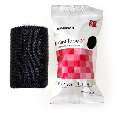 Mckesson Black Cast Tape - 733691_BX - 1 Mckesson Black Cast Tape - 733691_BX - 1