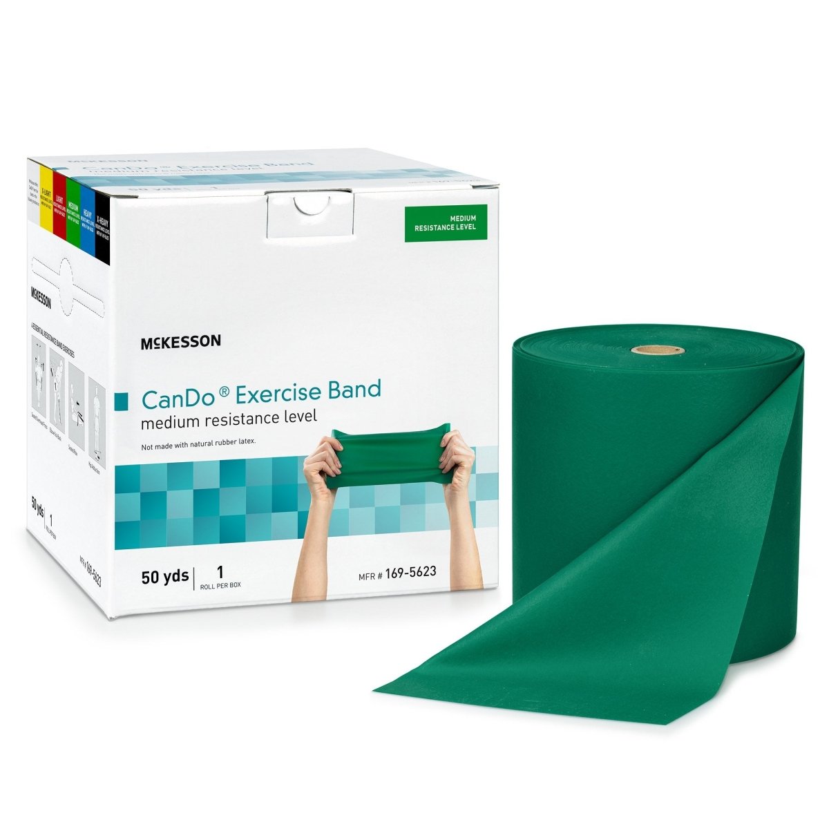Mckesson Cando Exercise Resistance Band - 1199532_EA - 1 Mckesson Cando Exercise Resistance Band - 1199532_EA - 1