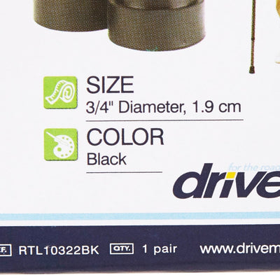 McKesson Cane Tip for Cane with 3/4-Inch Diameter - 1103372_EA - 12 McKesson Cane Tip for Cane with 3/4-Inch Diameter - 1103372_EA - 12