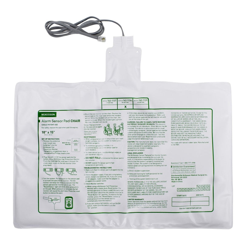 Mckesson Chair Alarm Sensor Pad - 1020963_EA - 5 Mckesson Chair Alarm Sensor Pad - 1020963_EA - 5