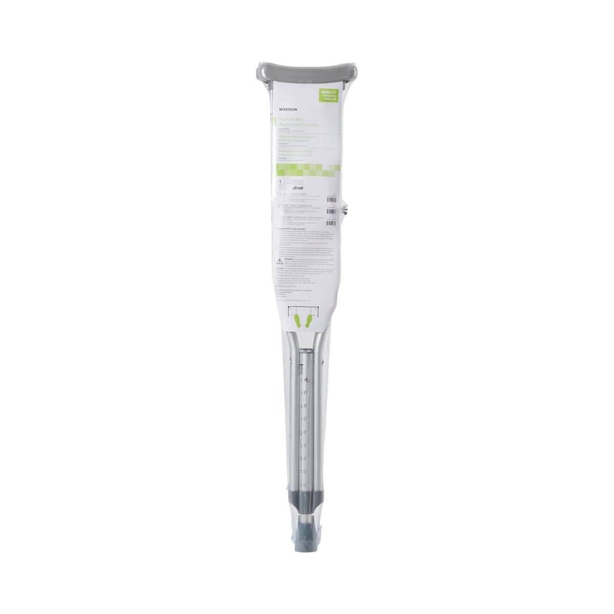 McKesson Child Underarm Crutches, 4 ft. 6 in. - 5 ft. 2 in. - 1065233_PR - 1 McKesson Child Underarm Crutches, 4 ft. 6 in. - 5 ft. 2 in. - 1065233_PR - 1