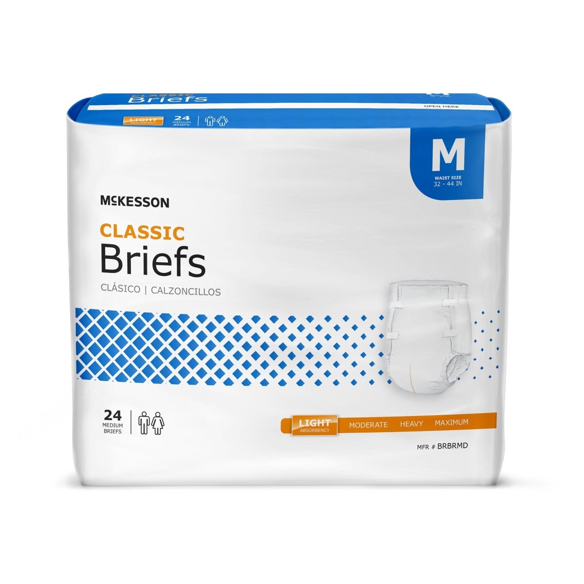 Mckesson Classic Light Absorbency Incontinence Briefs - 973142_BG - 2 Mckesson Classic Light Absorbency Incontinence Briefs - 973142_BG - 2