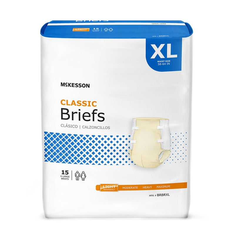 Mckesson Classic Light Absorbency Incontinence Briefs - 973141_BG - 1 Mckesson Classic Light Absorbency Incontinence Briefs - 973141_BG - 1