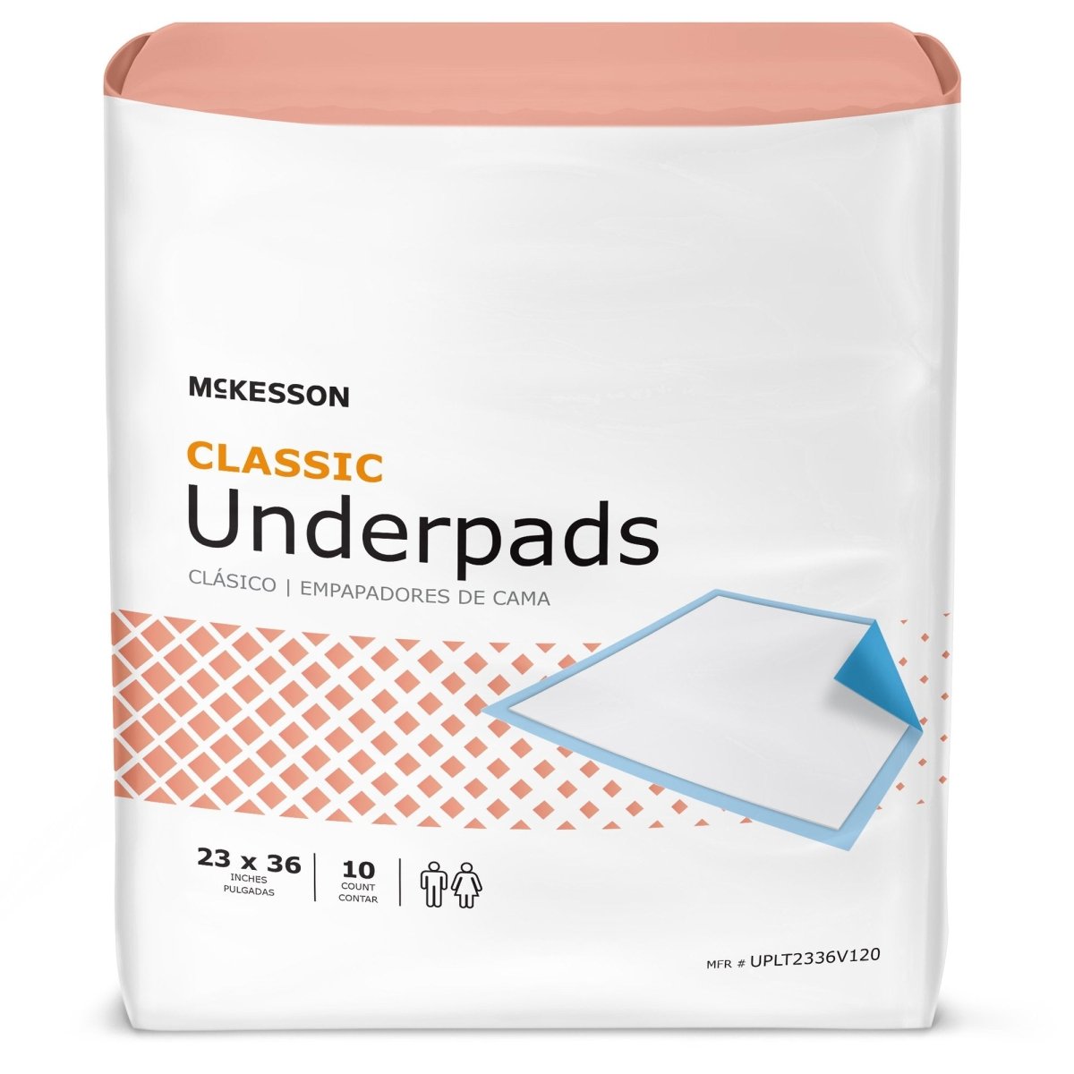 Mckesson Classic Lite Underpad - 768332_CS - 1 Mckesson Classic Lite Underpad - 768332_CS - 1
