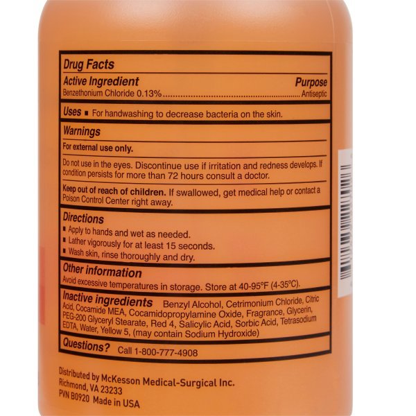 McKesson Clean Scent Antibacterial Soap - 1067683_EA - 6 McKesson Clean Scent Antibacterial Soap - 1067683_EA - 6