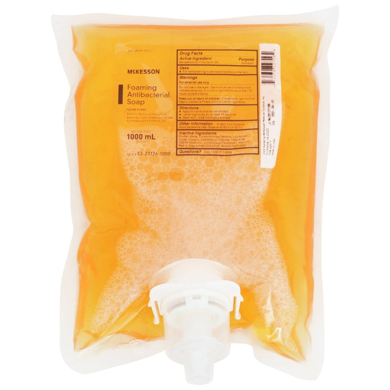 Mckesson Clean Scent Foaming Antibacterial Soap - 1067685_CS - 1 Mckesson Clean Scent Foaming Antibacterial Soap - 1067685_CS - 1