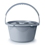 McKesson Commode Bucket With Metal Handle And Cover, 7-1/2 Quart, Gray - 1103373_EA - 7
