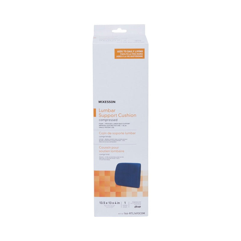 Mckesson Compressed Lumbar Support Cushion - 1103379_CS - 1 Mckesson Compressed Lumbar Support Cushion - 1103379_CS - 1