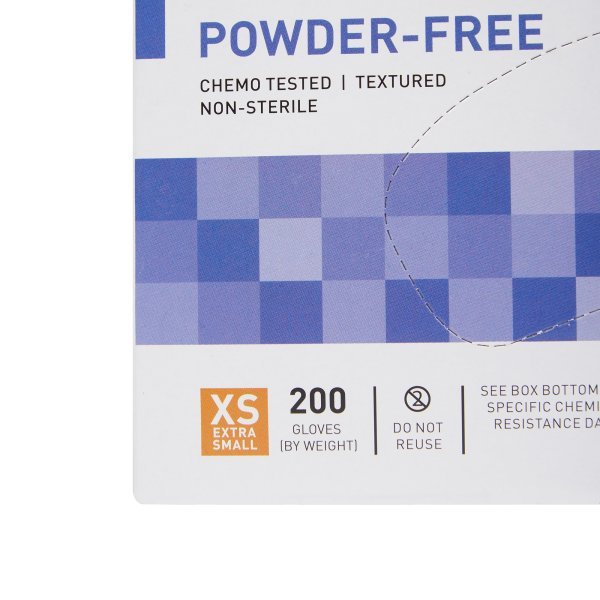 McKesson Confiderm 3.5C Nitrile Exam Glove, Blue - 765873_BX - 8 McKesson Confiderm 3.5C Nitrile Exam Glove, Blue - 765873_BX - 8
