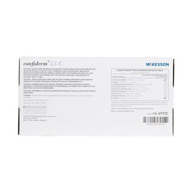McKesson Confiderm 3.5C Nitrile Exam Glove, Blue - 765873_BX - 5 McKesson Confiderm 3.5C Nitrile Exam Glove, Blue - 765873_BX - 5