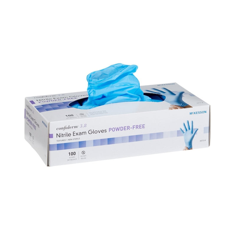 McKesson Confiderm 3.8 Nitrile Exam Glove, Blue - 921613_BX - 4 McKesson Confiderm 3.8 Nitrile Exam Glove, Blue - 921613_BX - 4