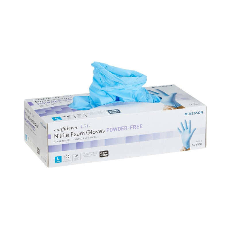 McKesson Confiderm 4.5C Nitrile Exam Glove, Blue - 921604_BX - 4 McKesson Confiderm 4.5C Nitrile Exam Glove, Blue - 921604_BX - 4