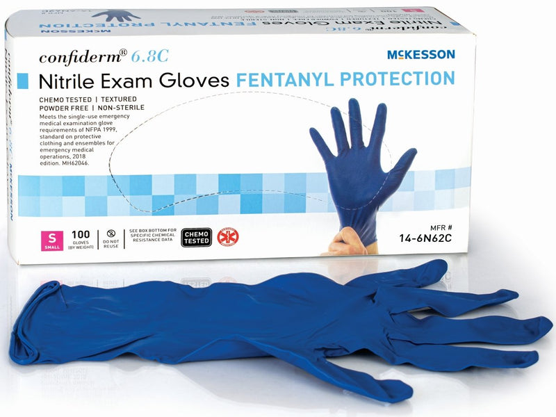 McKesson Confiderm 6.8C Nitrile Exam Glove, Blue - 1163939_BX - 1 McKesson Confiderm 6.8C Nitrile Exam Glove, Blue - 1163939_BX - 1