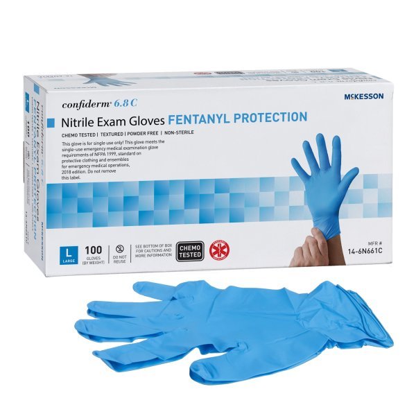 McKesson Confiderm 6.8C Nitrile Exam Gloves - 1225750_BX - 7 McKesson Confiderm 6.8C Nitrile Exam Gloves - 1225750_BX - 7