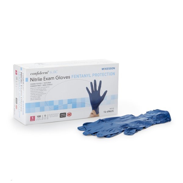 McKesson Confiderm 6.8C Nitrile Exam Gloves - 1225750_BX - 9 McKesson Confiderm 6.8C Nitrile Exam Gloves - 1225750_BX - 9
