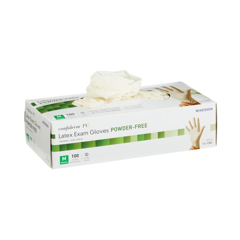 McKesson Confiderm Latex Exam Glove, Ivory - 921598_BX - 2 McKesson Confiderm Latex Exam Glove, Ivory - 921598_BX - 2