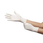 McKesson Confiderm NonSterile Latex Standard Cuff Length Textured Fingertips Ivory Exam Gloves - 921592_BX - 2 McKesson Confiderm NonSterile Latex Standard Cuff Length Textured Fingertips Ivory Exam Gloves - 921592_BX - 2