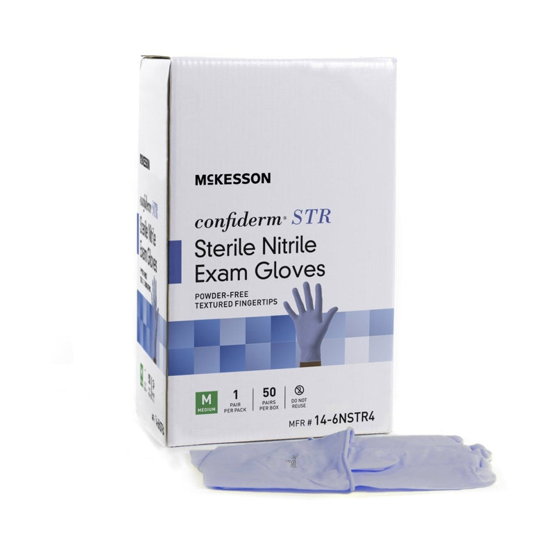Mckesson Confiderm STR Nitrile Exam Gloves - 1065406_BX - 3 Mckesson Confiderm STR Nitrile Exam Gloves - 1065406_BX - 3
