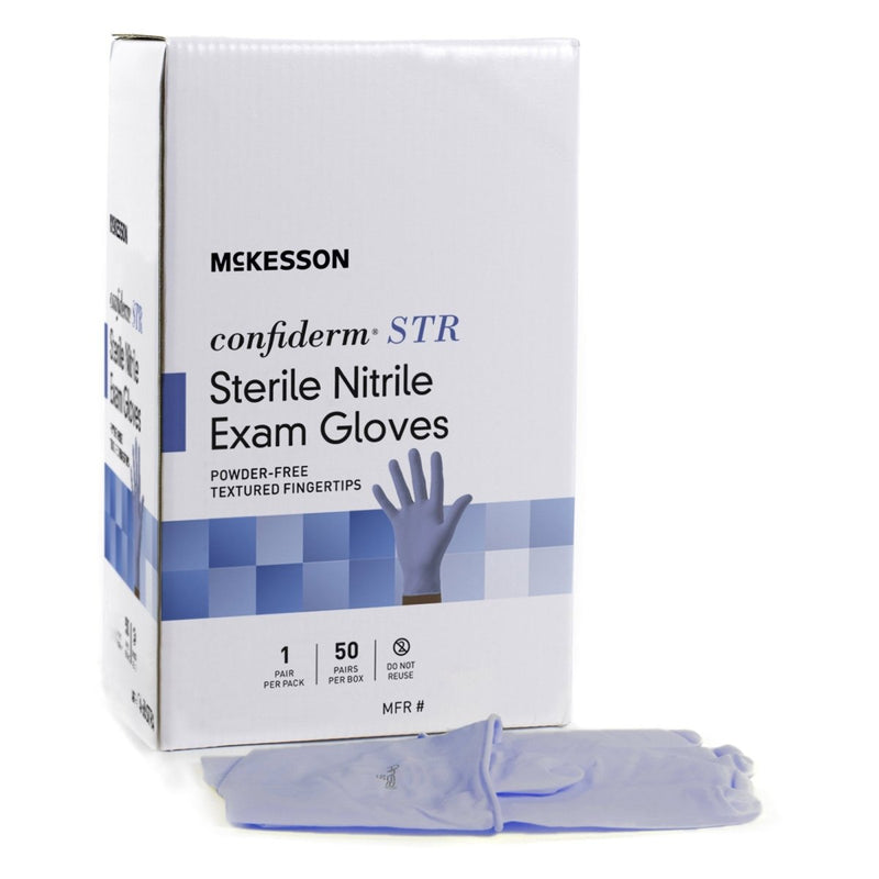 Mckesson Confiderm STR Nitrile Exam Gloves - 1065408_BX - 1 Mckesson Confiderm STR Nitrile Exam Gloves - 1065408_BX - 1