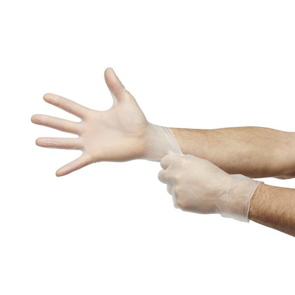 McKesson Confiderm Vinyl Exam Gloves - 871022_BX - 2 McKesson Confiderm Vinyl Exam Gloves - 871022_BX - 2