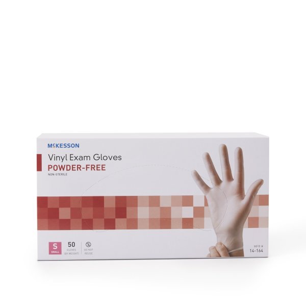McKesson Confiderm Vinyl Exam Gloves - 871022_BX - 14 McKesson Confiderm Vinyl Exam Gloves - 871022_BX - 14