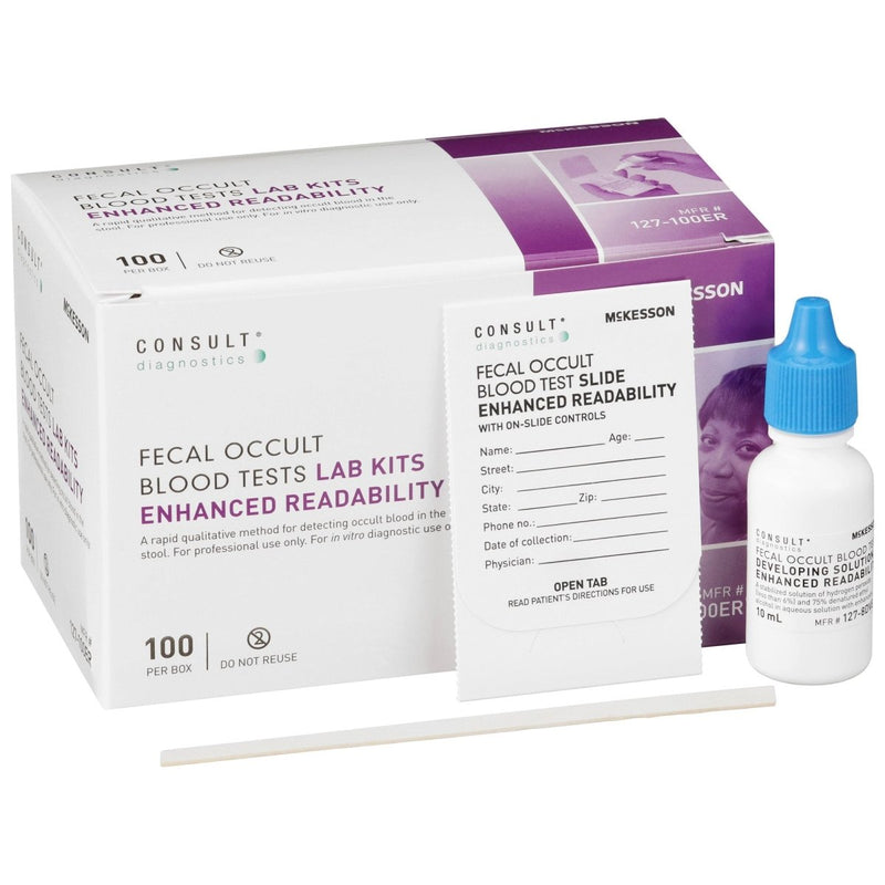 Mckesson Consult Fecal Occult Blood Colorectal Cancer Screening Test Kit - 1060834_BX - 2 Mckesson Consult Fecal Occult Blood Colorectal Cancer Screening Test Kit - 1060834_BX - 2